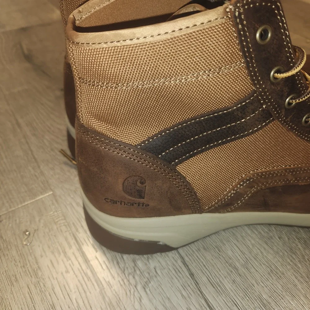 Carhartt Force Composite‎ Toe Casual Work Boots Size 14 M  Brown Tan